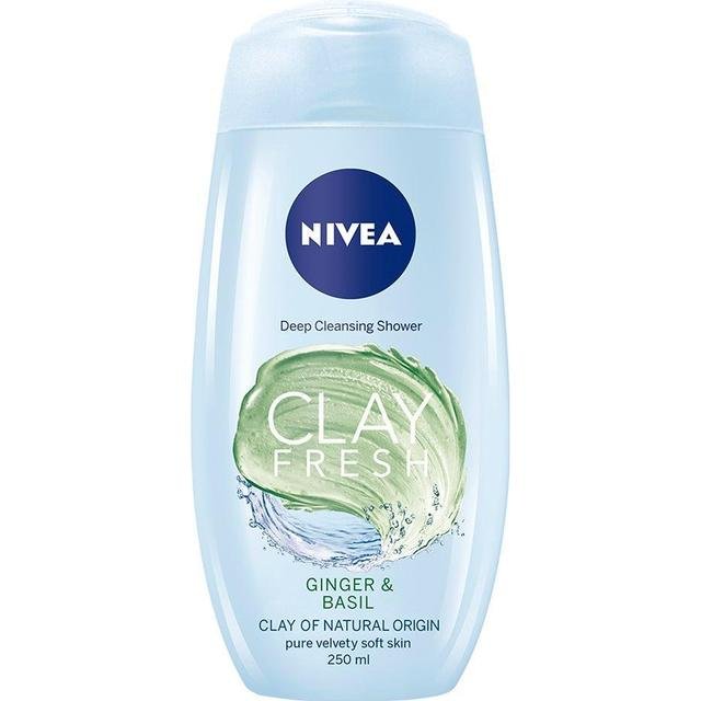 Nivea Clay Shower Ginger & Basil 250ml Hårpleje Østjysk Outlet