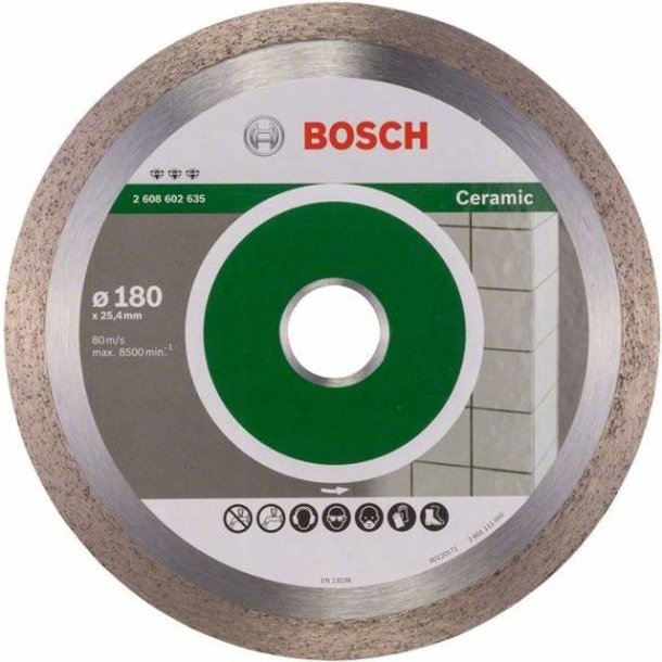 Bosch Diamantskreskive Best for Ceramic 180mm