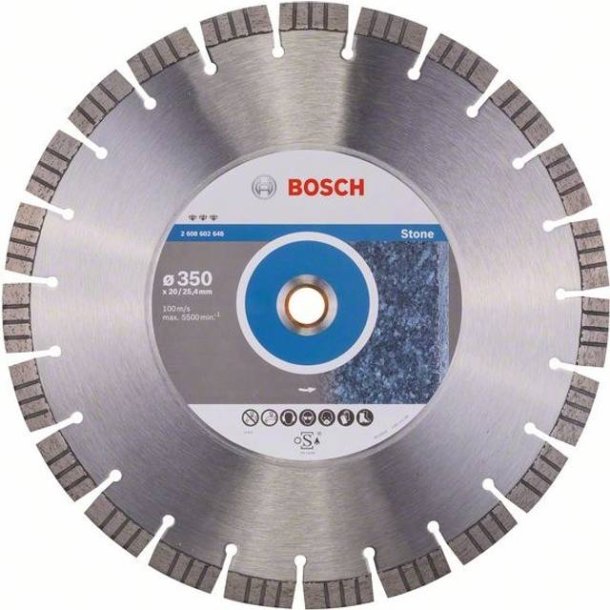 Bosch Diamantskive 350x25,4 Best Stone