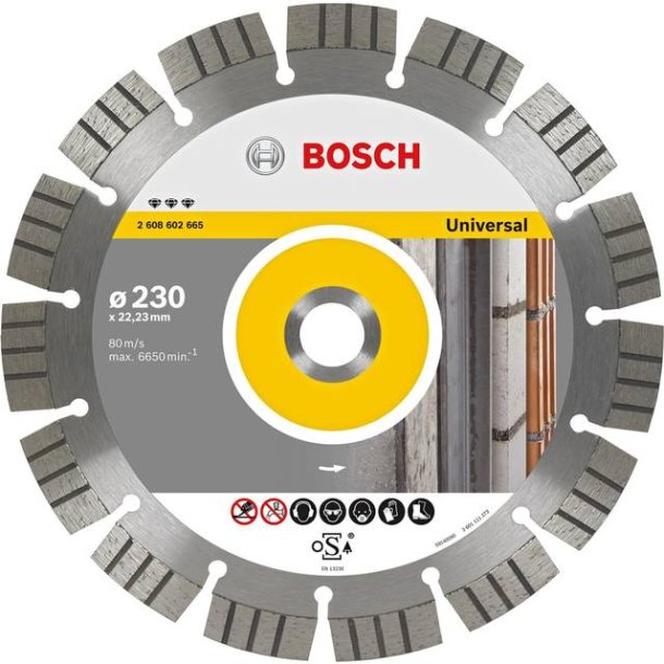 Bosch Diamantskreskive universal 125mm