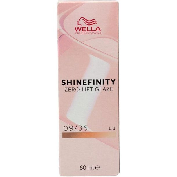 Wella Permanent hrfarve Shinefinity N 09/36 60ml