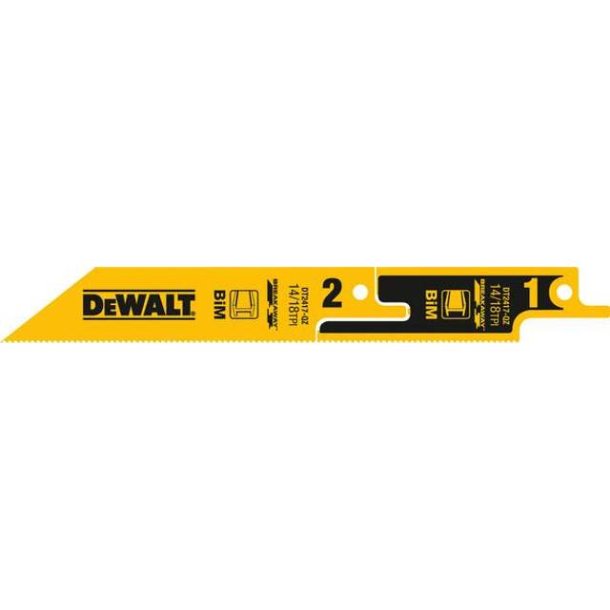 Dewalt Bajonetsavsklinge 5 stk til Metal, 152 mm DT2417-QZ