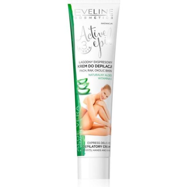 Eveline Cosmetics Active Epil Depilatory Cream Aloe Vera Sensitive Skin