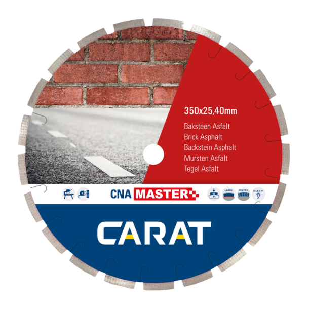 Carat CNAB Klinge 350x25,4mm - Mursten og Asfalt